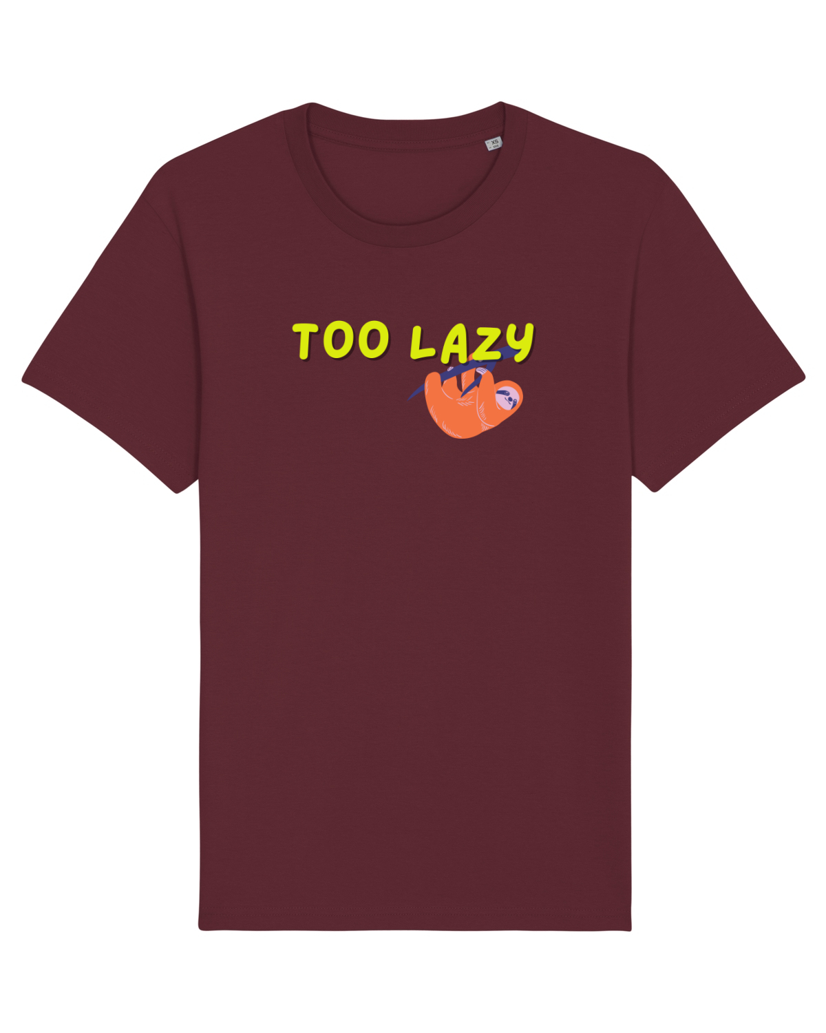 Tricou mânecă scurtă Unisex Rocker Burgundy