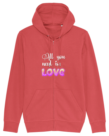 All You need is love Carmine Red
