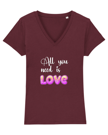 All You need is love Burgundy
