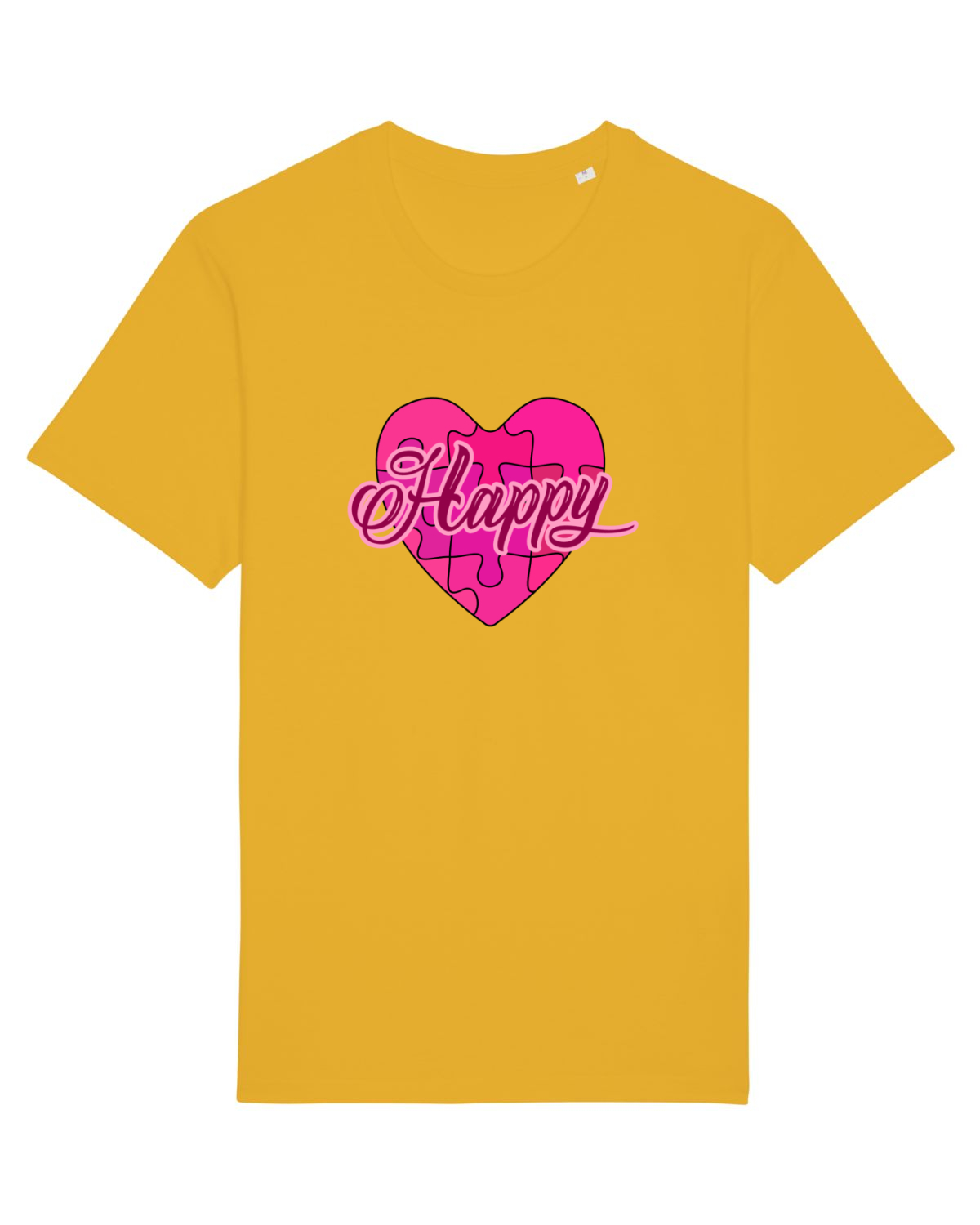 Tricou mânecă scurtă Unisex Rocker Spectra Yellow