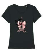 Enjoy life Tricou mânecă scurtă guler larg fitted Damă Expresser