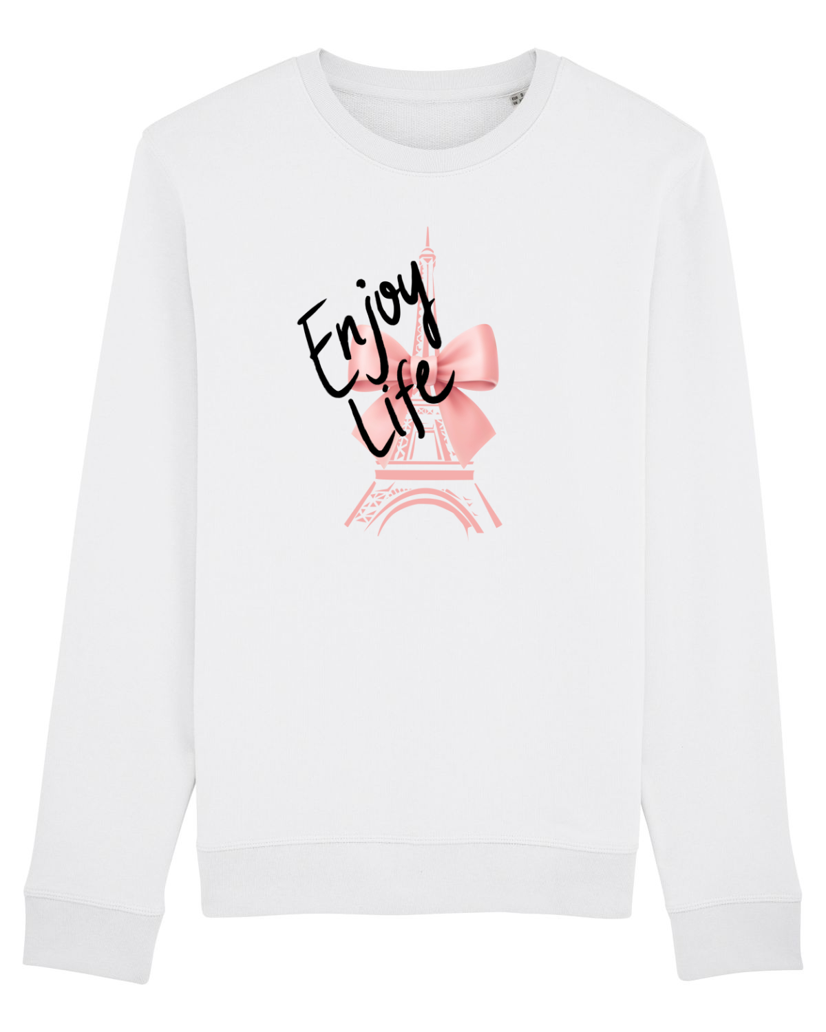 Bluză mânecă lungă Unisex Rise White