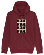 Insane  Hanorac cu fermoar Unisex Connector