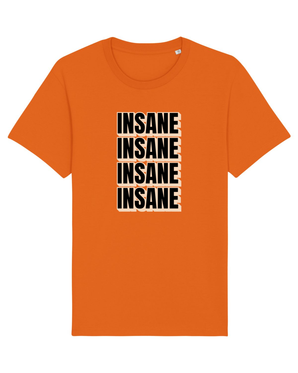 Tricou mânecă scurtă Unisex Rocker Bright Orange