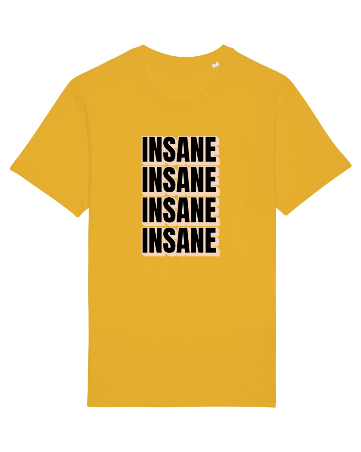 Tricou mânecă scurtă Unisex Rocker Spectra Yellow