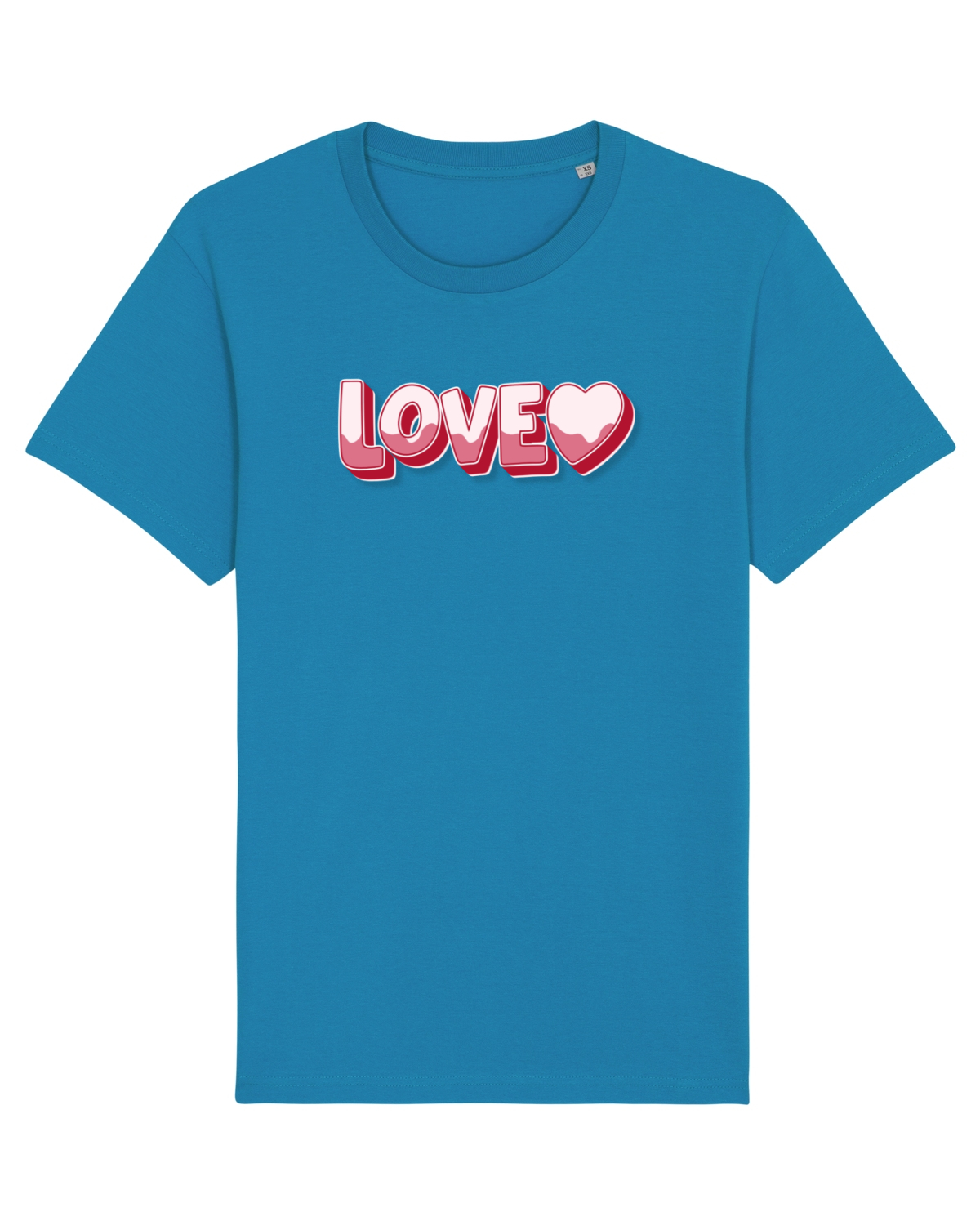 Tricou mânecă scurtă Unisex Rocker Azur