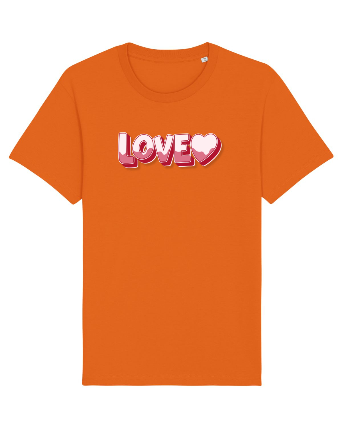 Tricou mânecă scurtă Unisex Rocker Bright Orange