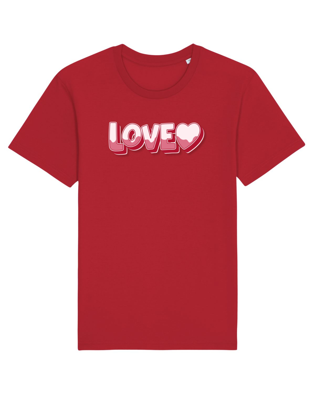 Tricou mânecă scurtă Unisex Rocker Red
