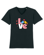 Love Tricou mânecă scurtă guler V Bărbat Presenter