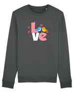 Love Bluză mânecă lungă Unisex Rise