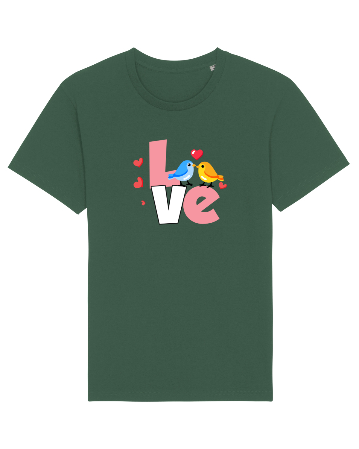 Tricou mânecă scurtă Unisex Rocker Bottle Green
