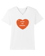 Accept my mistakes Tricou mânecă scurtă guler V Bărbat Presenter