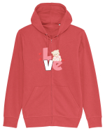 Love Hanorac cu fermoar Unisex Connector