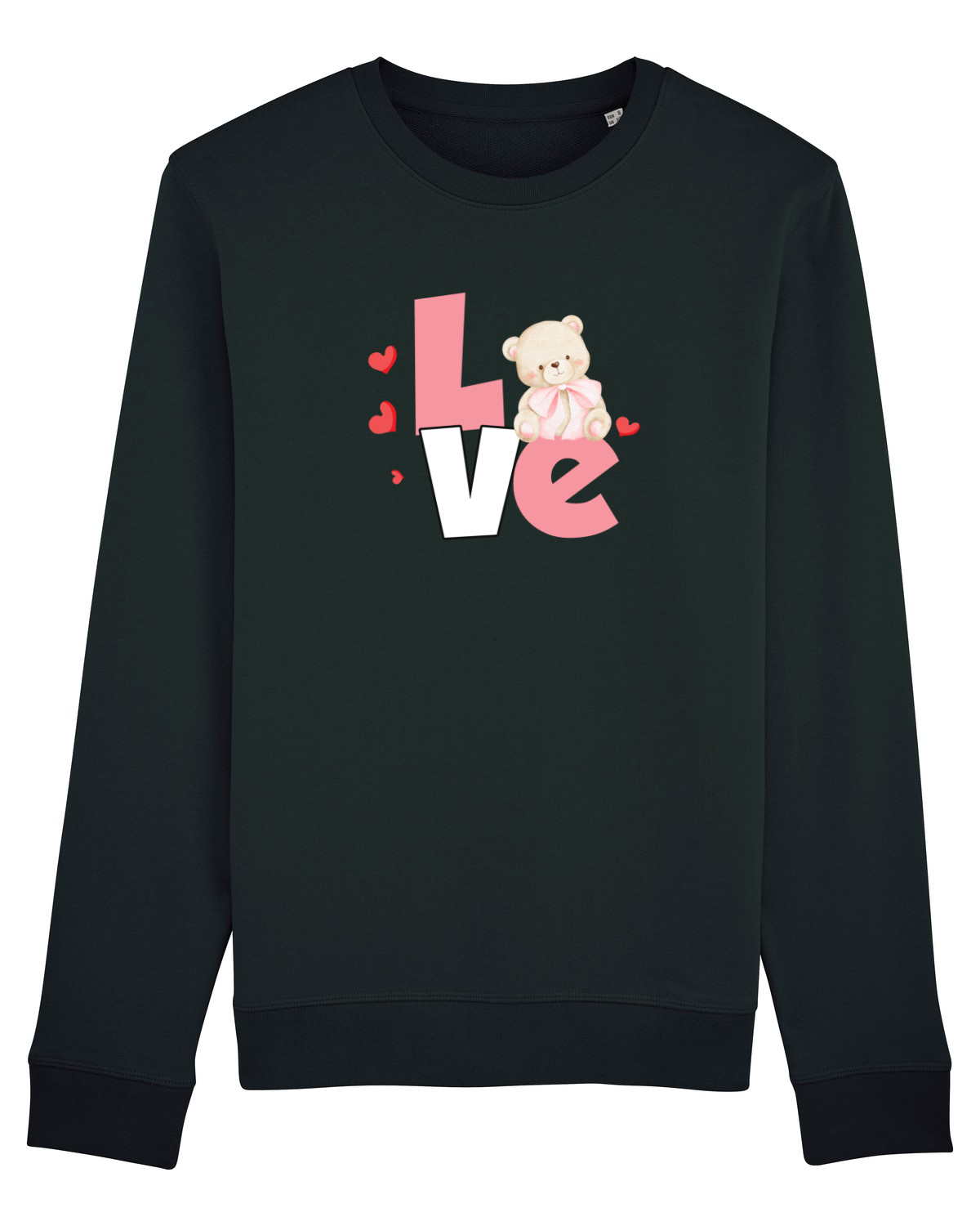 Bluză mânecă lungă Unisex Rise Black