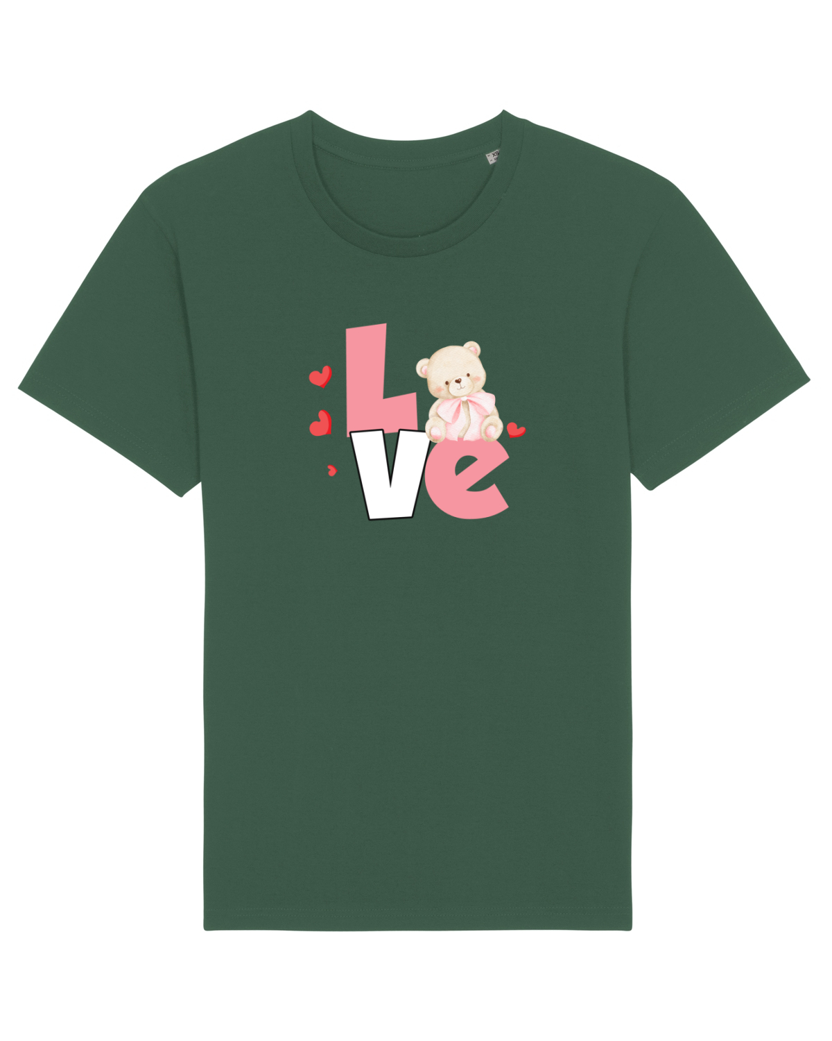 Tricou mânecă scurtă Unisex Rocker Bottle Green