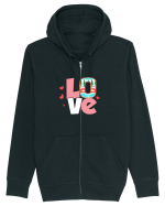 Love Hanorac cu fermoar Unisex Connector