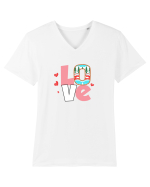 Love Tricou mânecă scurtă guler V Bărbat Presenter