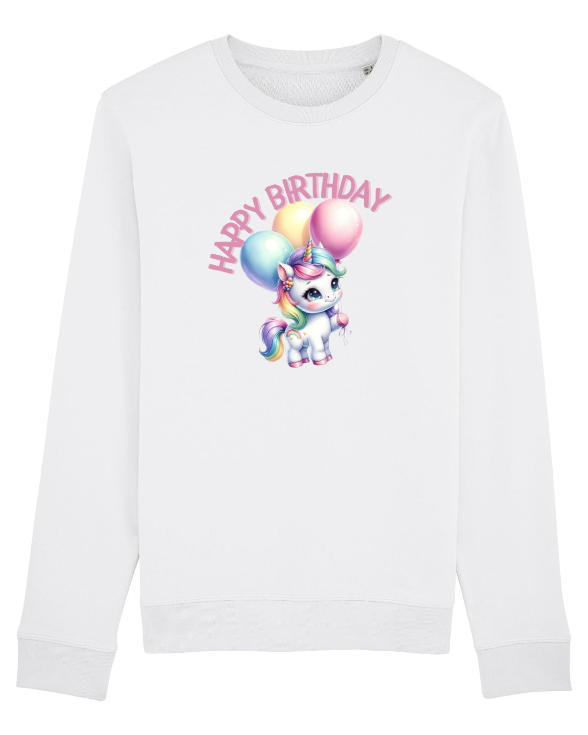 Bluză mânecă lungă Unisex Rise White