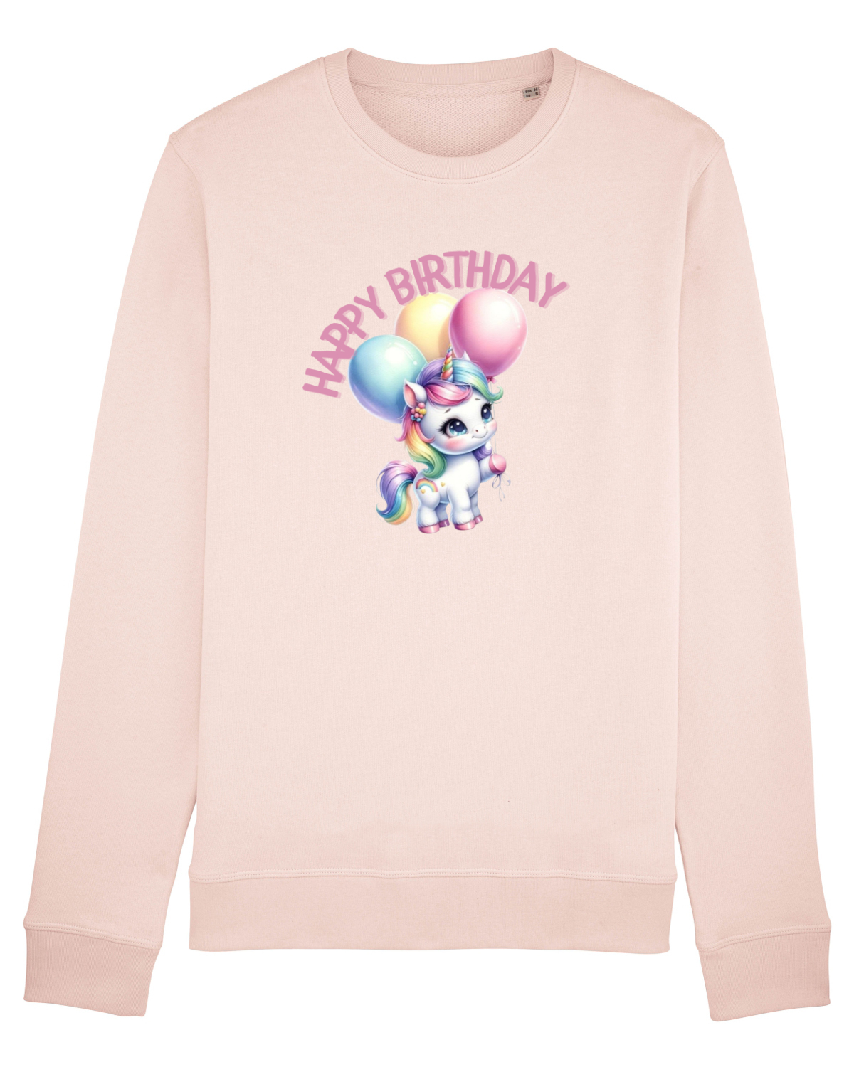 Bluză mânecă lungă Unisex Rise Candy Pink