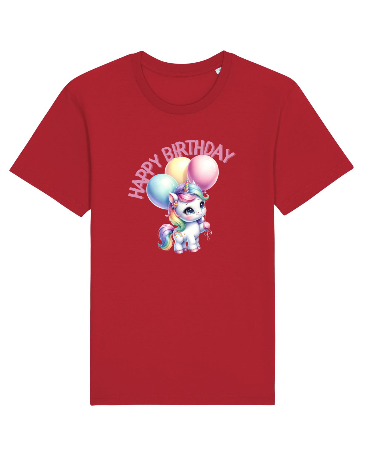 Tricou mânecă scurtă Unisex Rocker Red