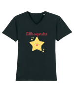 Little superstar  Tricou mânecă scurtă guler V Bărbat Presenter