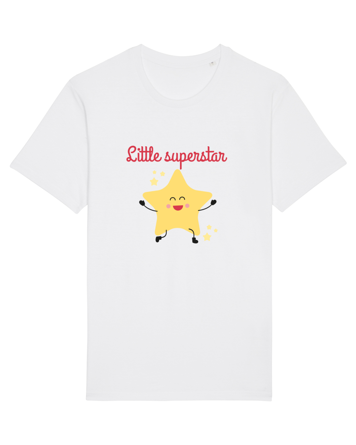 Tricou mânecă scurtă Unisex Rocker White