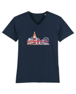 London  Tricou mânecă scurtă guler V Bărbat Presenter