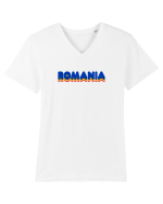 România  Tricou mânecă scurtă guler V Bărbat Presenter