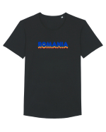 România  Tricou mânecă scurtă guler larg Bărbat Skater