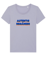 Autentic Romanesc  Tricou mânecă scurtă guler larg fitted Damă Expresser