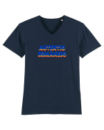 Autentic Romanesc  Tricou mânecă scurtă guler V Bărbat Presenter
