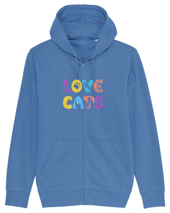 Love cats Bright Blue