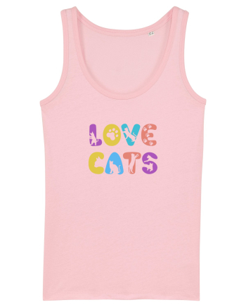 Love cats Cotton Pink