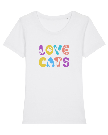 Love cats White
