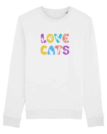 Love cats White