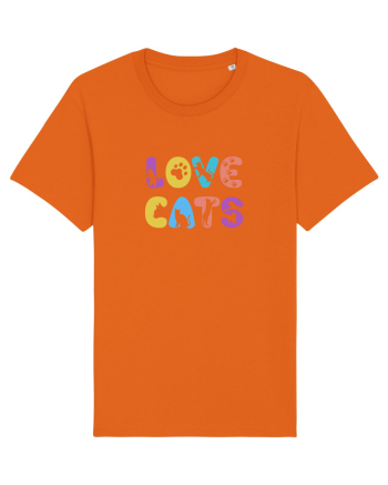 Love cats Bright Orange