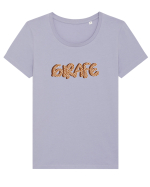 Girafe  Tricou mânecă scurtă guler larg fitted Damă Expresser