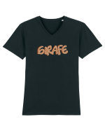 Girafe  Tricou mânecă scurtă guler V Bărbat Presenter