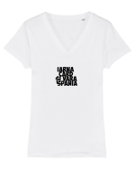 Iarna card si vara Spania Tricou mânecă scurtă guler V Damă Evoker