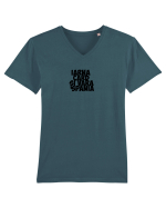 Iarna card si vara Spania Tricou mânecă scurtă guler V Bărbat Presenter