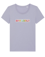 Adorable  Tricou mânecă scurtă guler larg fitted Damă Expresser