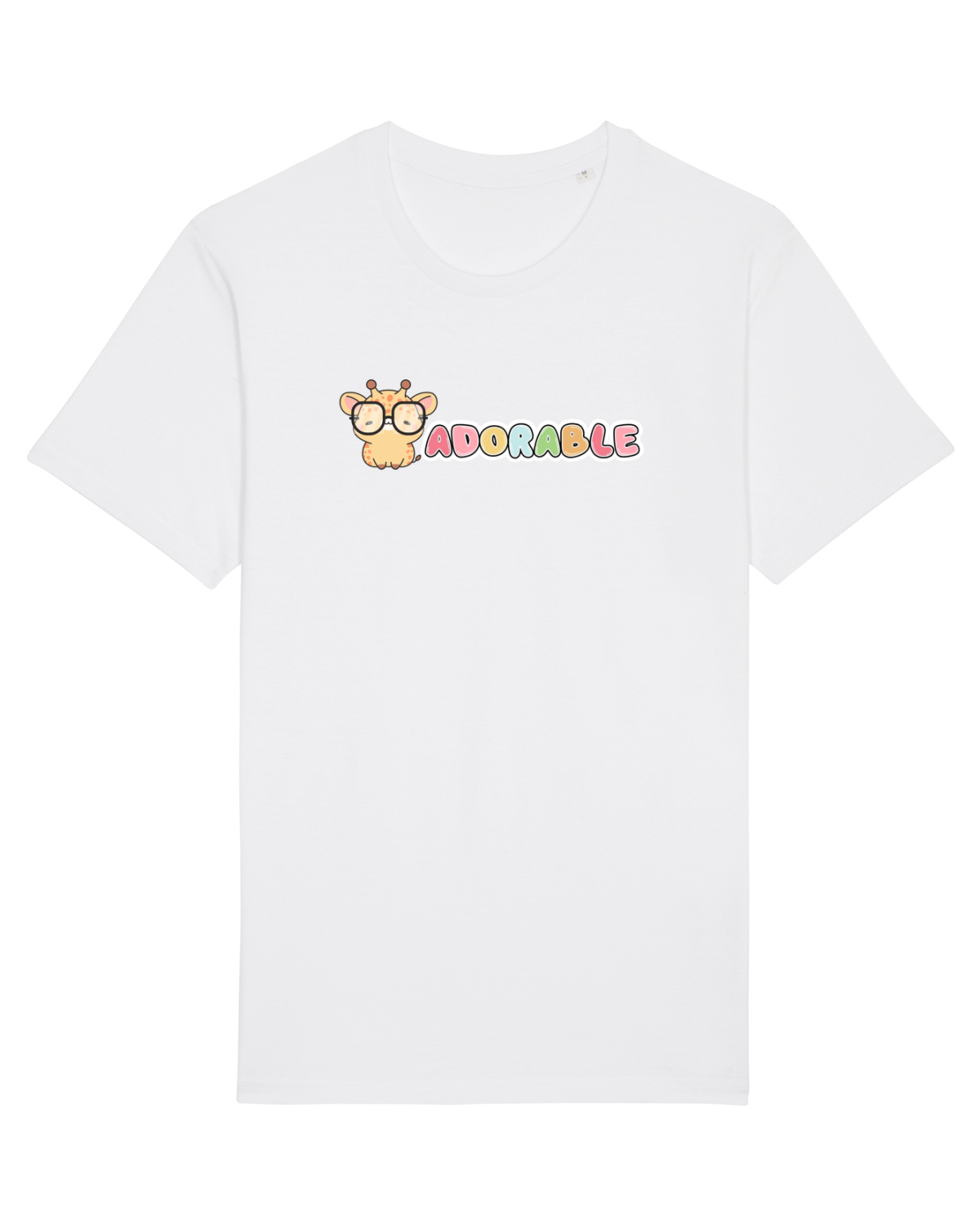 Tricou mânecă scurtă Unisex Rocker White
