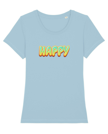 Happy  Sky Blue