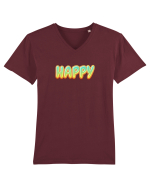 Happy  Tricou mânecă scurtă guler V Bărbat Presenter