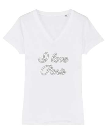 I love Paris  White