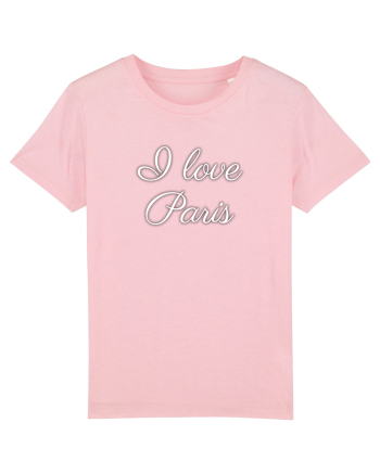 I love Paris  Cotton Pink