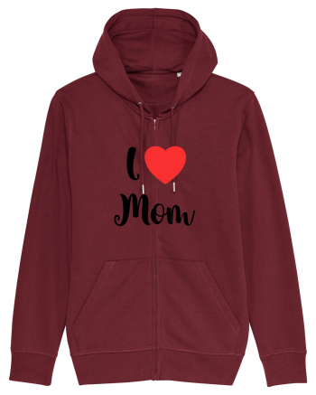 I love mom Burgundy