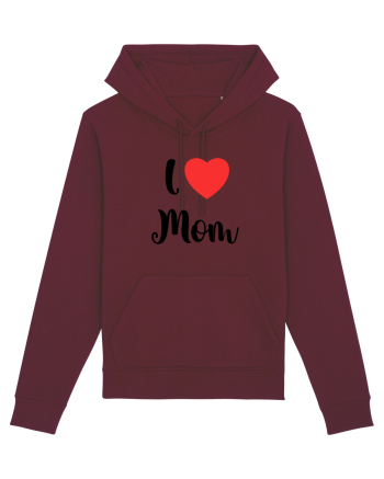 I love mom Burgundy