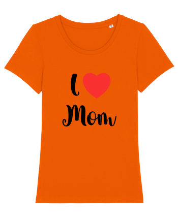 I love mom Bright Orange