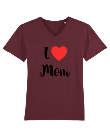 I love mom Burgundy